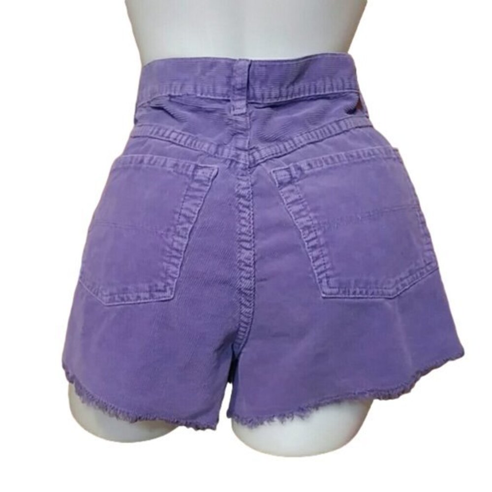Vintage Express Purple Corduroy Shorts Juniors Size 13/14